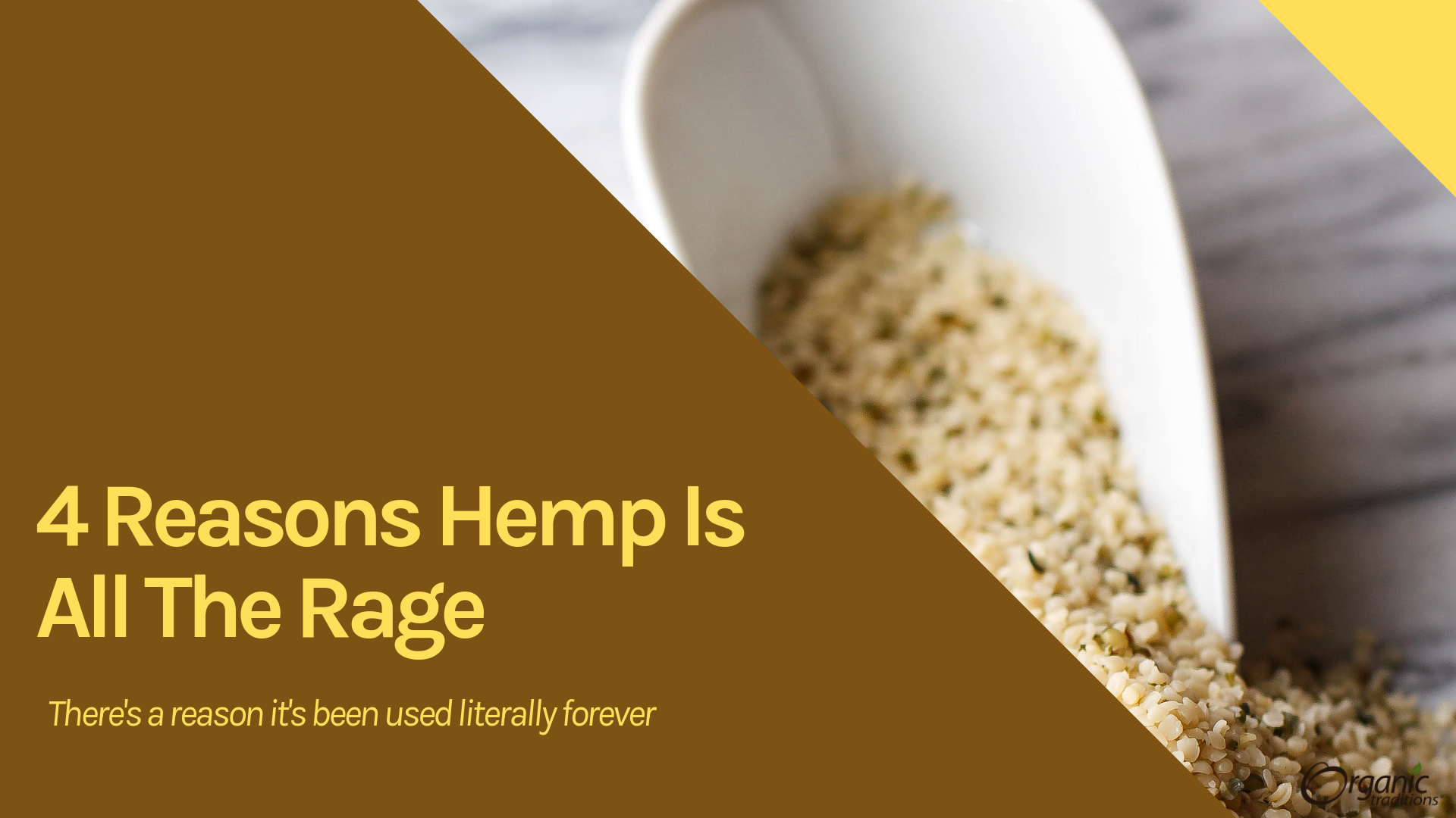 4 Reasons Hemp Is All The Rage