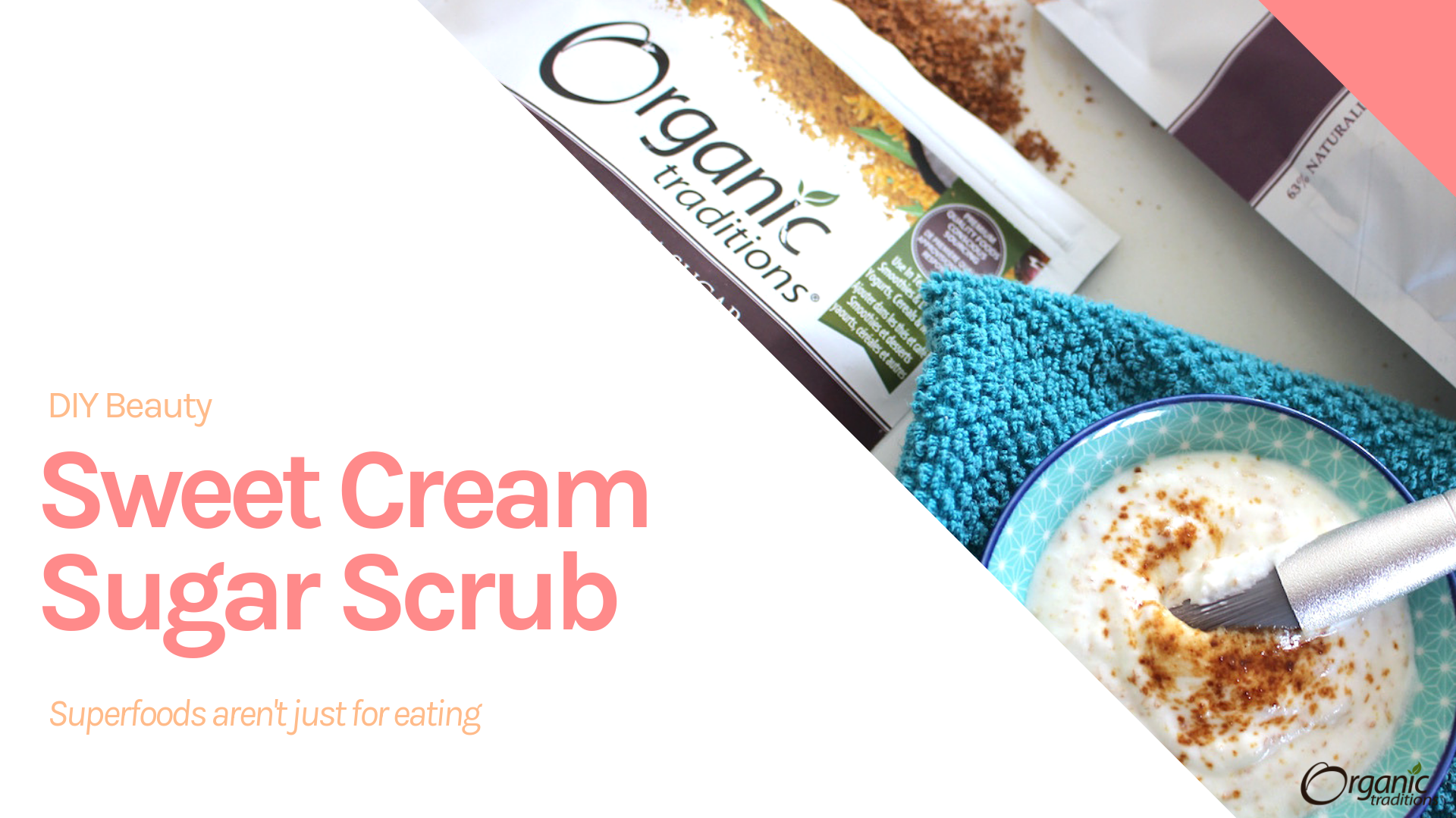 DIY Sweet Cream Sugar Scrub