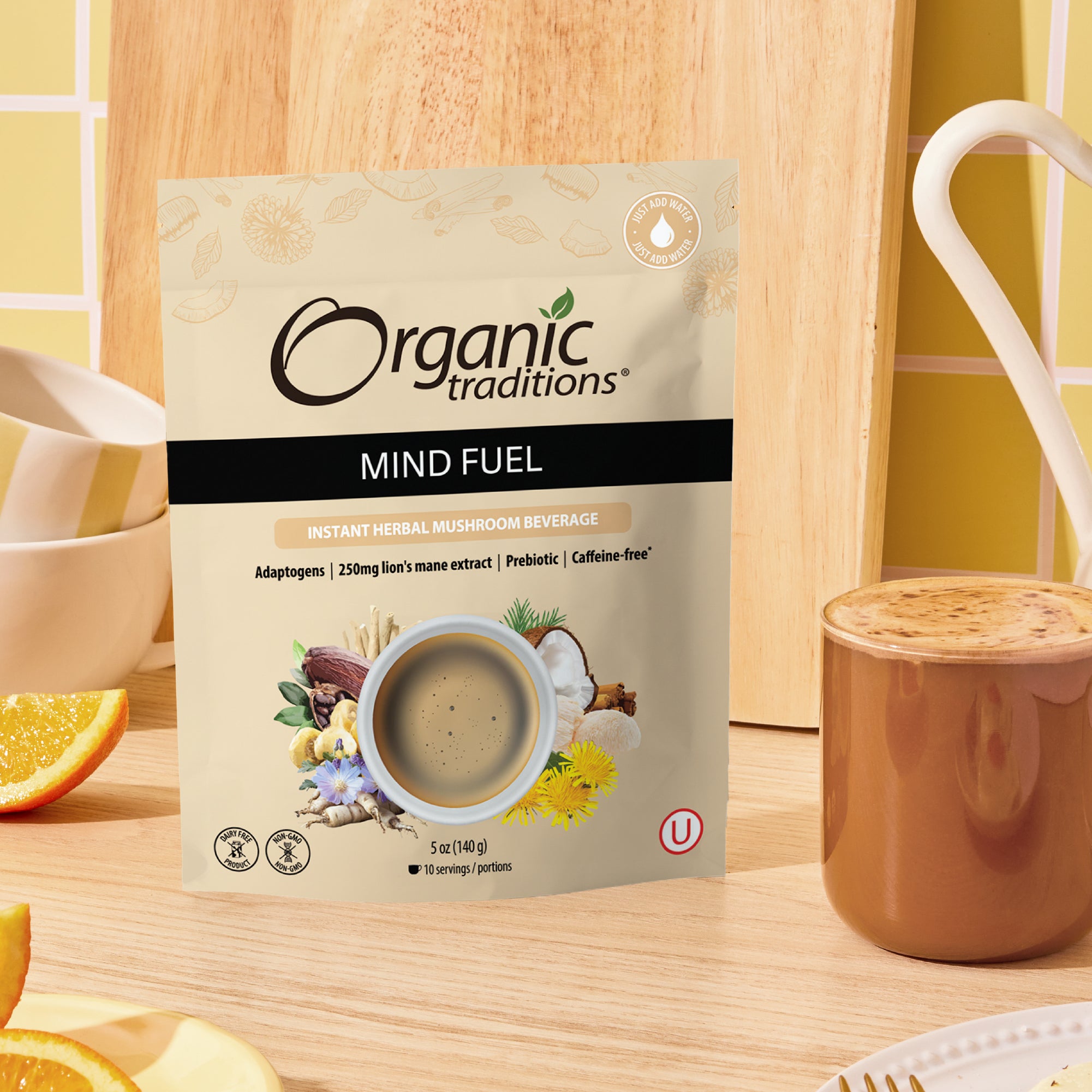 Mind Fuel Caffeine-Free Mushroom Coffee Alternative