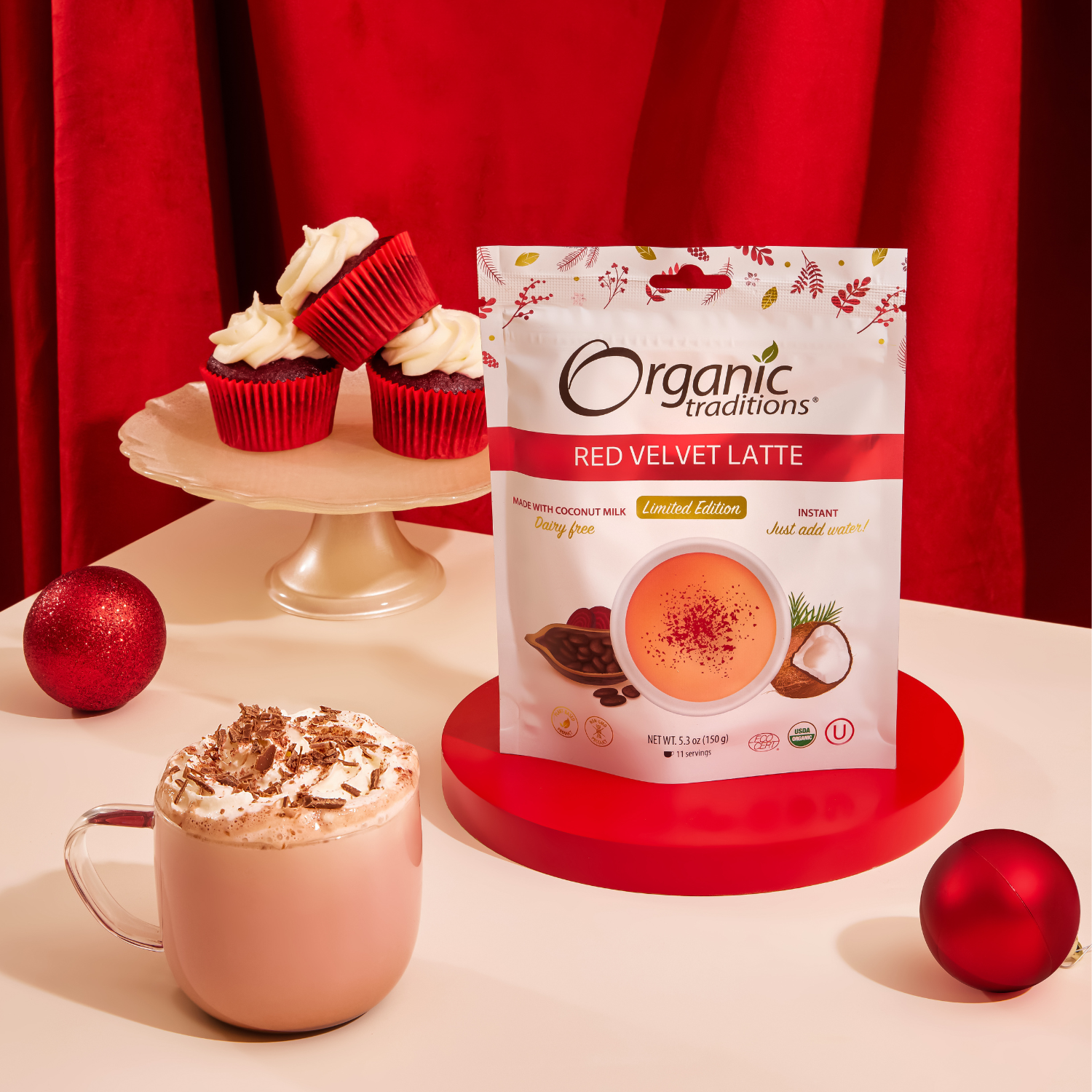 Organic Limited Edition Red Velvet Latte - BOGO